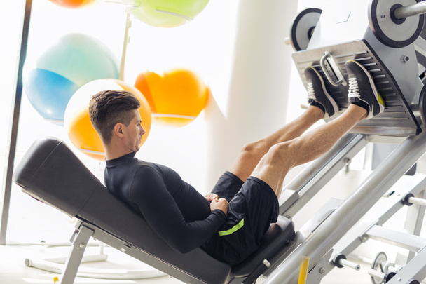Leg day and workout in a gym - Фото, зображення