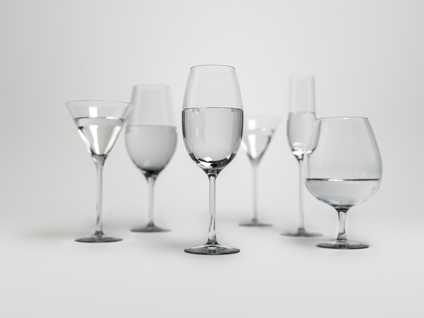 Wine in glasses - Photo, image
