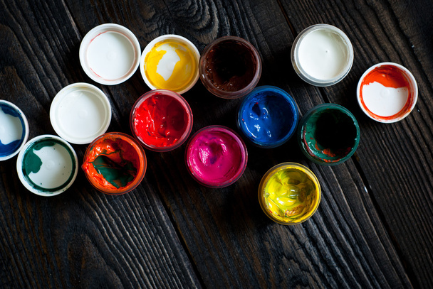 Cans of paint - Photo, Image