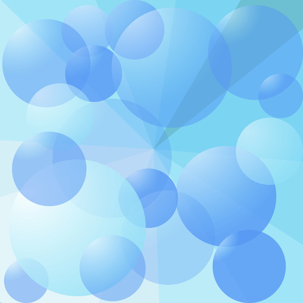 Abstract background with blue bubbles - Photo, Image