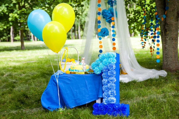 Birthday party decorations - Фото, изображение