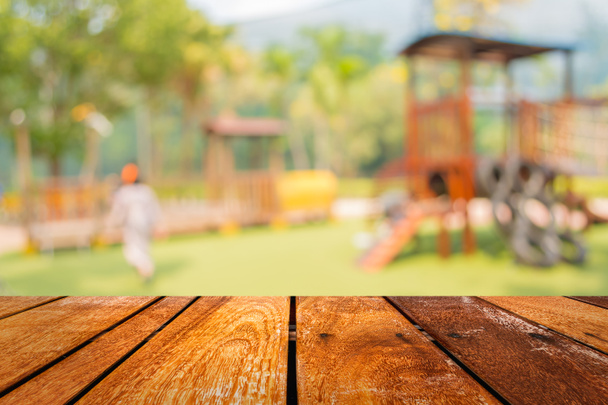 blurred image for background of children's playground  - Photo, Image