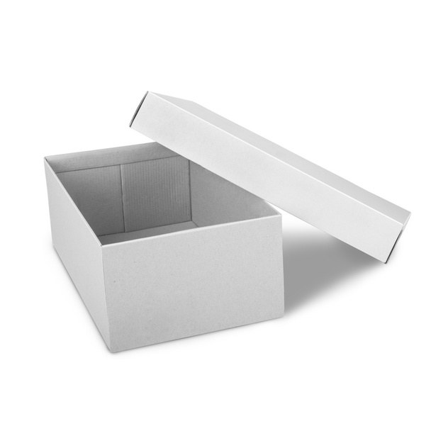 Opened box isolated on white background - Fotografie, Obrázek