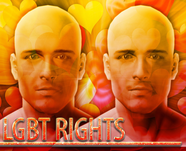 Diritti LGBT Concetto astratto illustrazione digitale
 - Foto, immagini