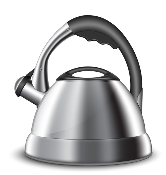 Kitchen kettle, tea maker - Vector, Image
