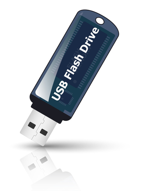 USB flash drive icon. - Vector, Image