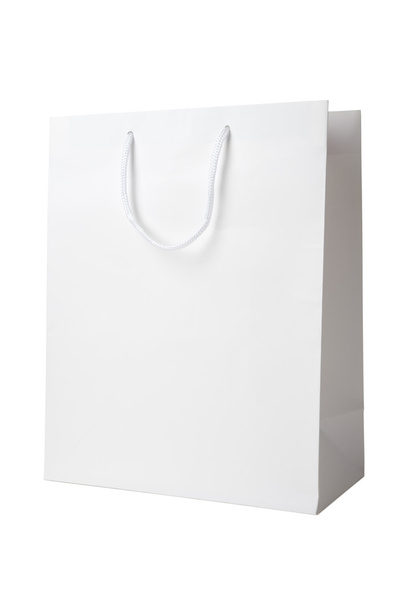 fehér bevásárló táska - Fotó, kép