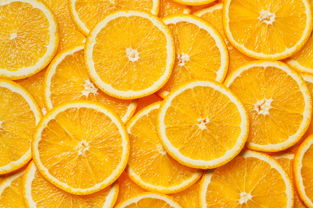 カラフルなオレンジ フルーツのスライス  - 写真・画像