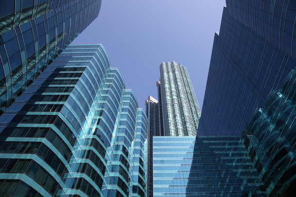 moderní highrise budovy centra v hong Kongu - Fotografie, Obrázek