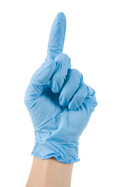 Синій рукавичка
 - Фото, зображення