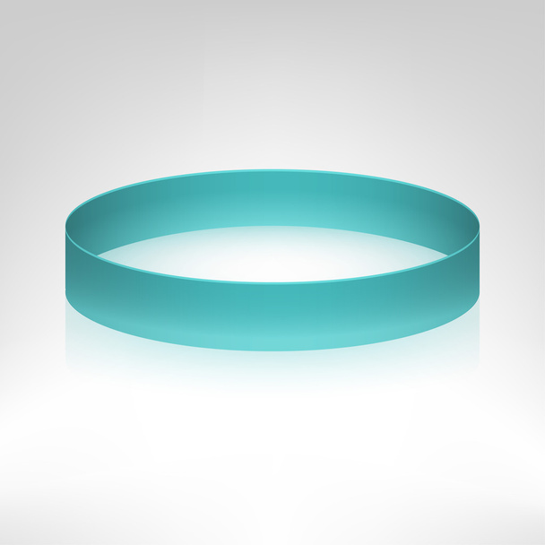 Bracelet en silicone menthe pour la main
 - Vecteur, image