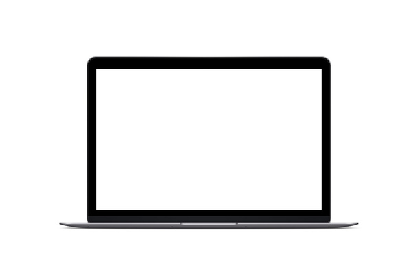 Nowoczesny komputer na białym tle - Zdjęcie, obraz