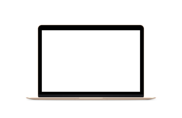Computer portatile moderno isolato con schermo vuoto
 - Foto, immagini