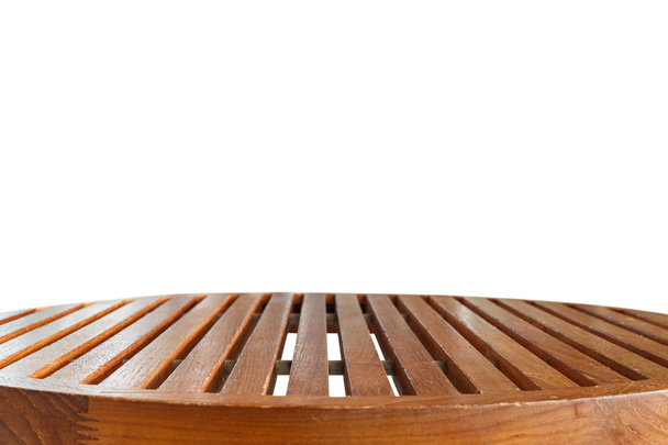 Parte superior vacía de mesa de madera
 - Foto, imagen