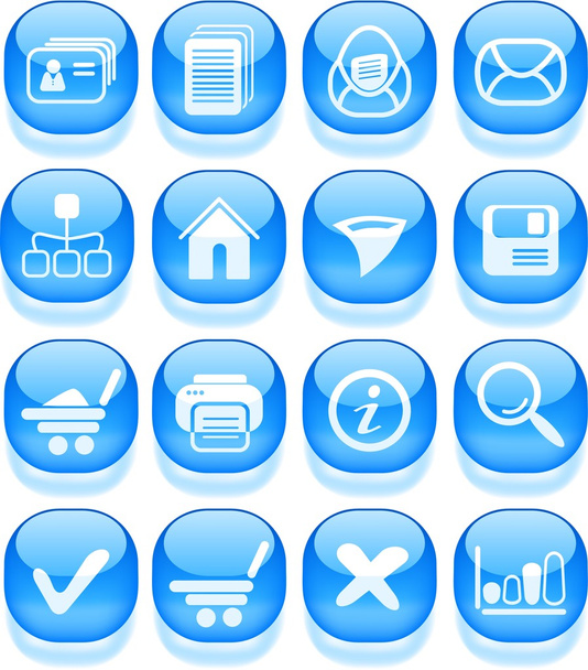 Web icons - Vector, Image