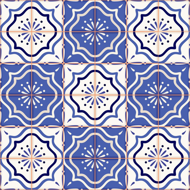 Magnifique motif patchwork sans couture
 - Vecteur, image
