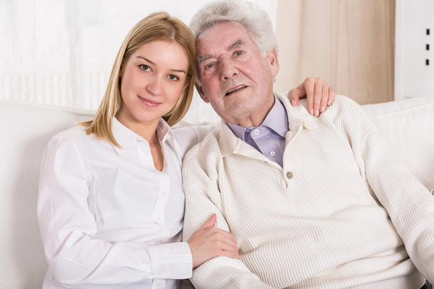 Внучка красавицы и дедушка
 - Фото, изображение