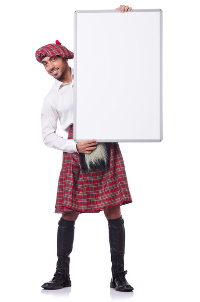 Concept with funny scotsman - Photo, Image