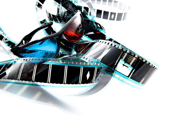 anachrome plastikowe okulary obrazowania 3d - Zdjęcie, obraz