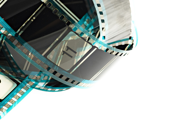 Filme de cinema celulóide em branco
 - Foto, Imagem