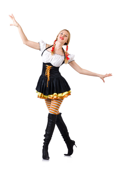 vrouw in Beierse kostuum - Foto, afbeelding
