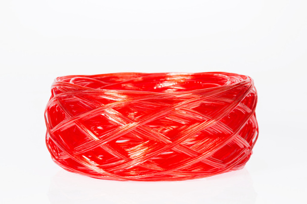 Corda di plastica rossa
 - Foto, immagini