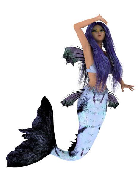 3D CG rendering of a mermaid - Fotografie, Obrázek