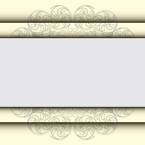  Tarjeta de invitación con etiqueta horizontal Lugar para el texto. Vector
 - Vector, Imagen