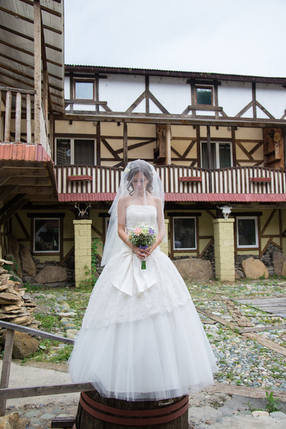 Beautiful bride on wedding day - Foto, Bild