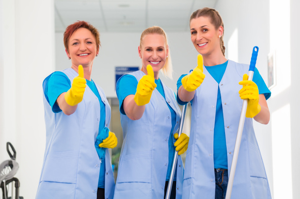 Cleaning ladies working in team - Photo, Image