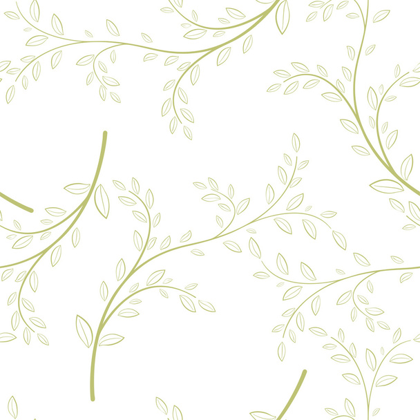 Seamless leaves background - Vetor, Imagem