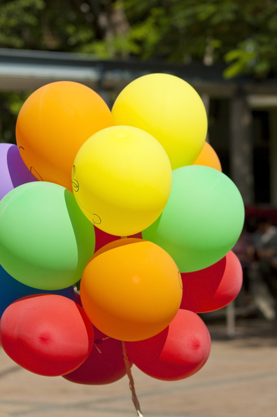 カラフルな気球 - 写真・画像