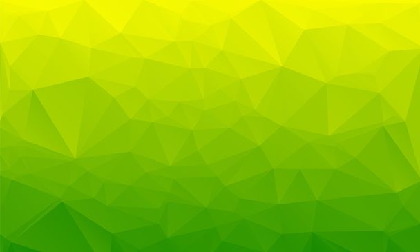 Tonos de fondo geométrico poligonal abstracto verde. Polietileno bajo
.  - Vector, Imagen