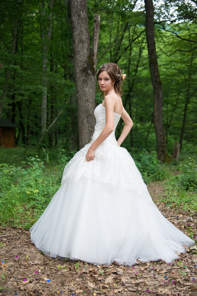 Portrait of a cute bride - Foto, Bild