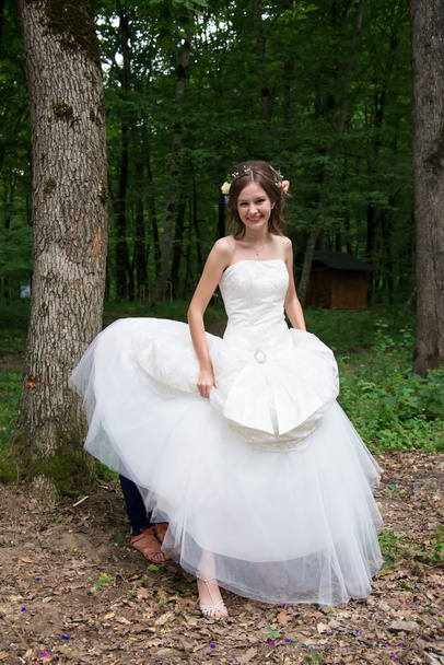 Portrait of a cute bride - Photo, Image
