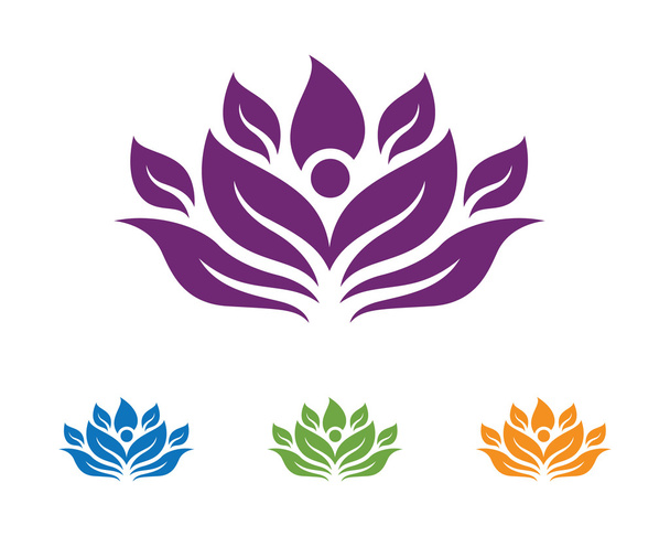 健康的なロゴのテンプレート - ベクター画像