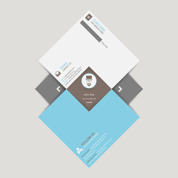 Template rectangles design on the grey background. Eps 10 vector file. - Vector, Image