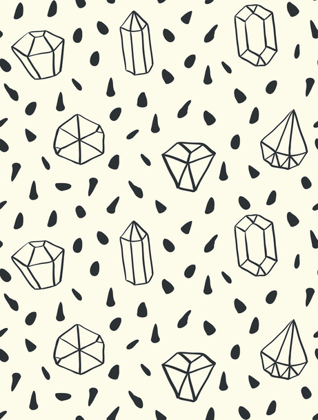 Pattern with diamond shapes - Vektor, obrázek