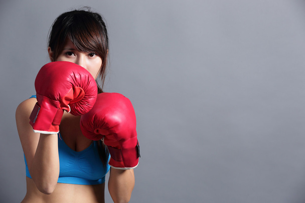 Boxing woman - Photo, Image