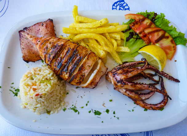 Healthy greek food - Photo, Image