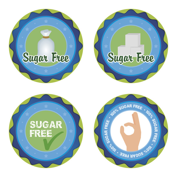 Sugar free - Vektor, Bild