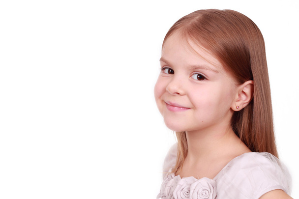 Smiling cute little girl - Foto, afbeelding