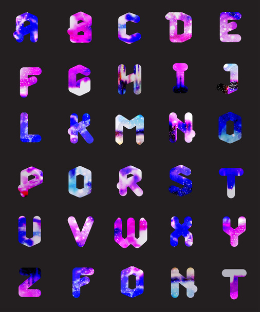 geometric font. Creative Alphabet. Typographic Set. - Vector, Image