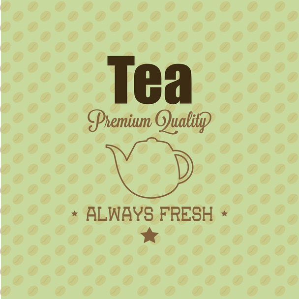 Premium Tea - Vektör, Görsel