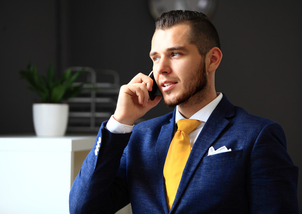 businessman  speaking on the phone - Foto, imagen