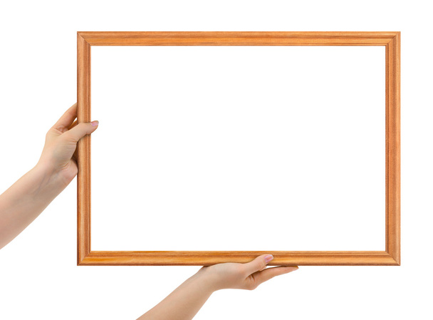 Frame in hands - Photo, Image
