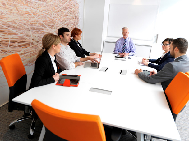 üzletemberek csoport ülés - Fotó, kép
