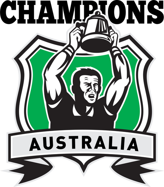 Rugby-Spieler Meister Cup Australien - Foto, Bild
