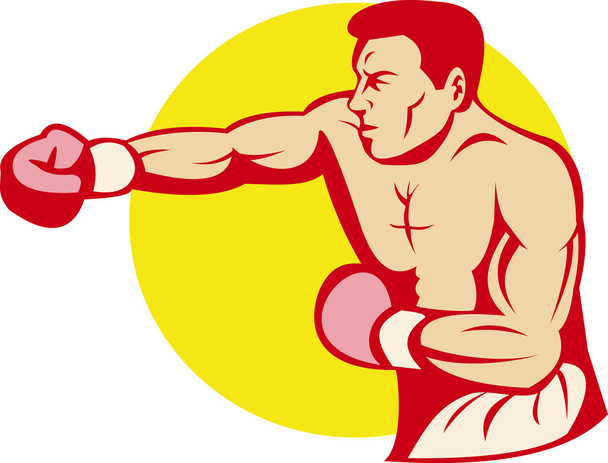 Boxer ou lutador de perfuração
 - Foto, Imagem