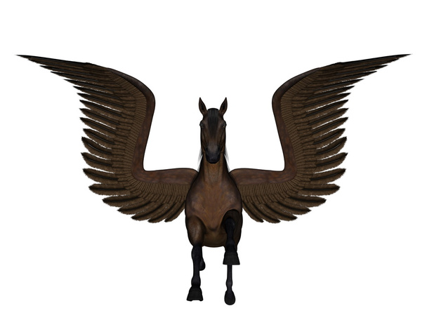 3D CG rendering of a pegasus - Фото, зображення